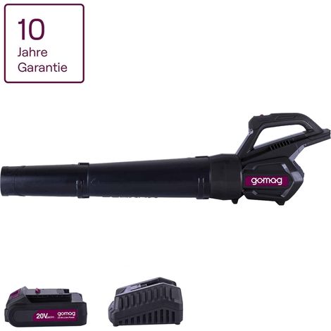 Gomag Akku Laubbläser 20V GO-LAB700 20V 155 km/h Softgrip 2,0 Ah Starterkit (1/5)