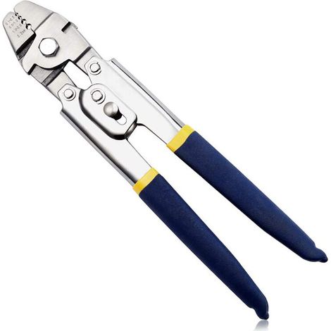 Vtizikl Sertisseur de câble métallique pour sertir les lignes de pêche jusqu'à des outils de sertissage de 2,2 mm, outil de sertissage de câble métallique en acier inoxydable (1/5)