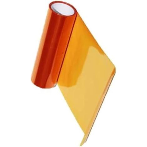Film teinté pour phares de voiture, film protecteur pour phares, feux arrière, feux antibrouillard, autocollant à couleur changeante, orange, 30 cm x 60 cm (1/3)
