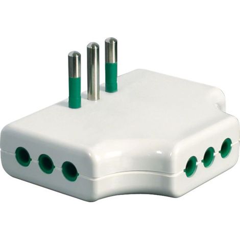 Fanton 87250 Flachsteckeradapter von S11 auf 3P11, weiß