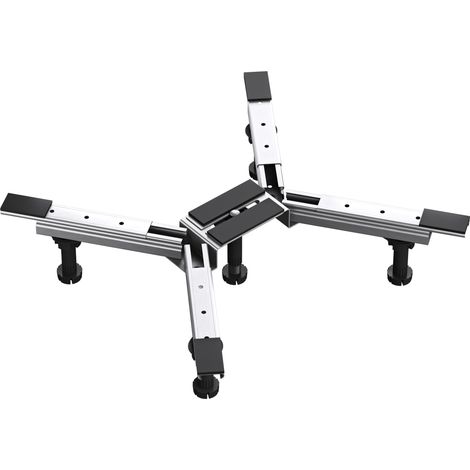 Mai & Mai Supporto per Piatto Doccia 108x10x14cm Staffa Regolabile di Forma X del Piatto Doccia in Zinco-Alluminio-Magnesio per Bagno Duschwannenfüße01 (1/5)