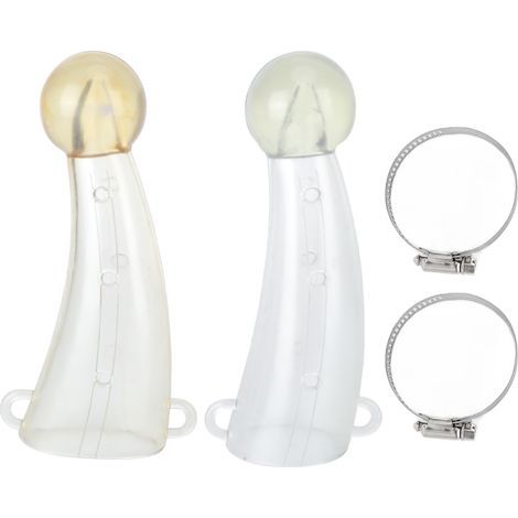 Lot de protection anti-combat en silicone pour veau, bovin, taureau, accessoire agricole pour cornes (1/5)