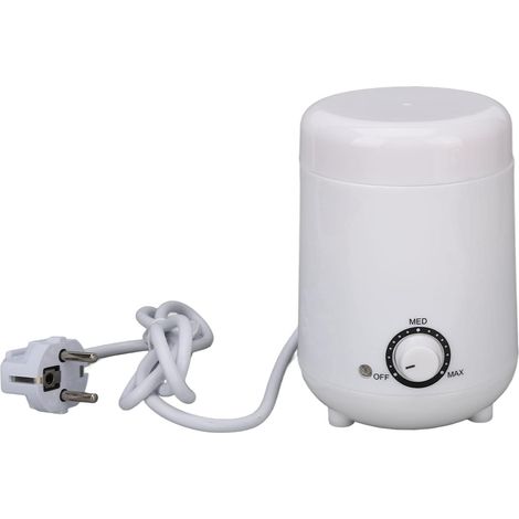 Chauffe-cire pour L'épilation Chauffe-cire de Paraffine avec Pot Intérieur en Silicone 250 Cc pour la Maison et le Salon (blanc) (Prise UE 220V) (1/5)