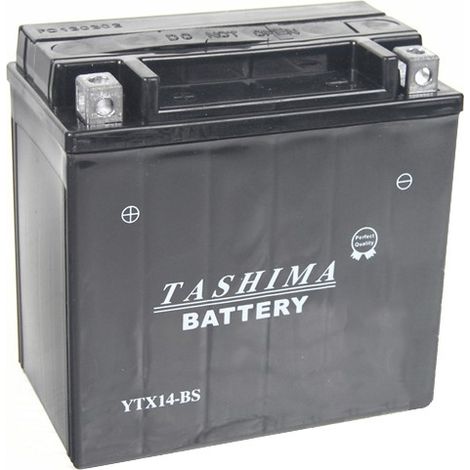 Batterie Plomb étanche Sans Entretien 12v, 12a . L: 150, L: 87, H:145mm, + à Gauche Pour Scooter Motos, Motoneige, Quads, Utilit