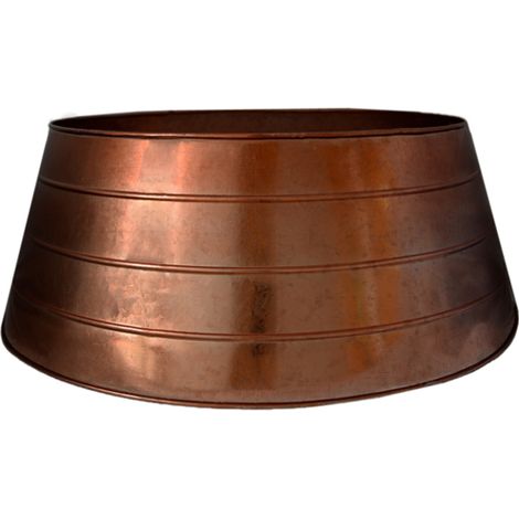 Christmas Tree Skirt - Iron - L67 x W67 x H26 cm - Copper