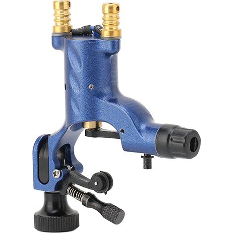 Machine de Tatouage Professionnelle Portable en Alliage d'Aluminium pour Liner et Shader, Pistolet Tatouage Bleu pour Salon à Domicile (1/5)