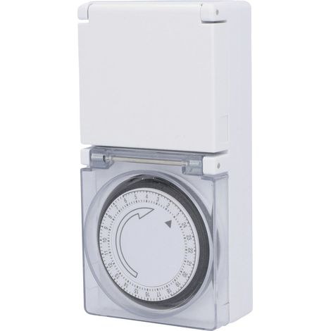 Zeitschaltuhr 3.500 W mechanisch IP44 Zeitschaltuhr (1/3)