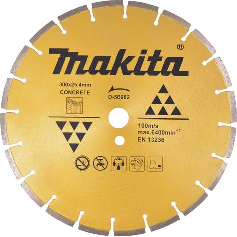 MAKITA D-56982 DIAMAK disque diamanté segmenté 300mm (1/2)
