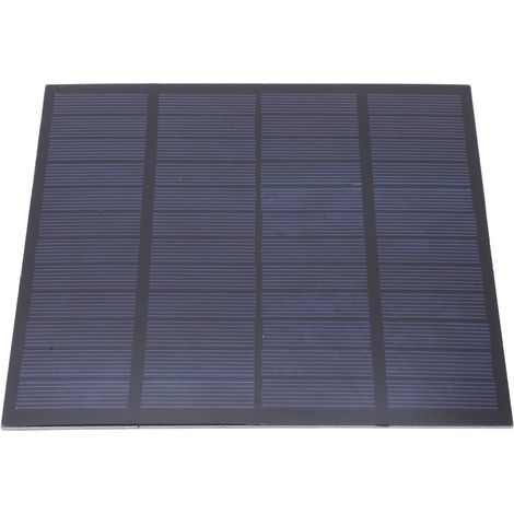 Panneau solaire 3W 12V pour camping et bricolage - Cellules polycristallines 145x145mm - Portable et léger (1/5)