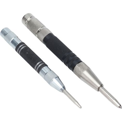 Poinçonneuse à Trous Automatique pour Métal, Bois et Cuir - Kit de 2 Pièces avec Poinçon Centré