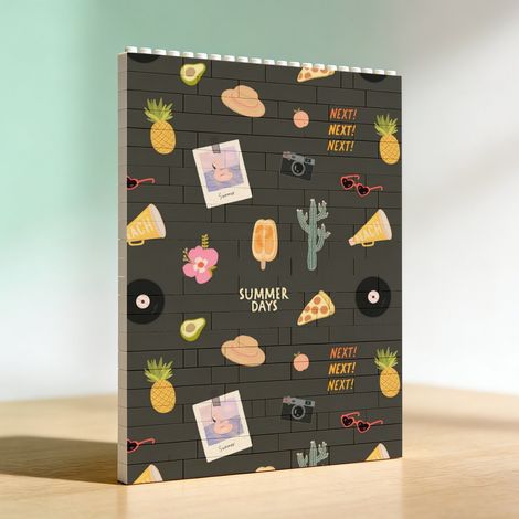 Cadre décoratif en blocs à faire soi‑même pour adultes, cadeau pour anniversaire (1/5)