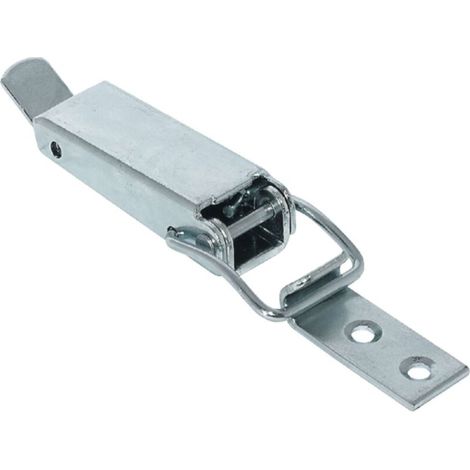 Fermeture fermoir à levier crochet tenseur 102mm grenouillère rigide attache rapide pour meuble table à chassis rallonge (1/2)