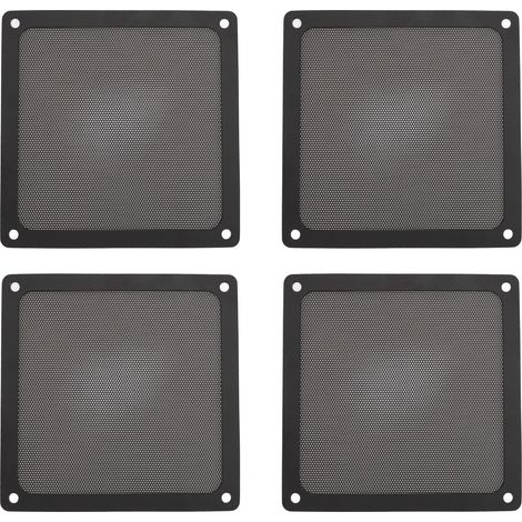 Magnetisches Staubfiltergitter für PC-Lüfter, feinmaschiges PVC-Gewebe, Magnetrahmen, 140 x 140 mm, 4 Stück