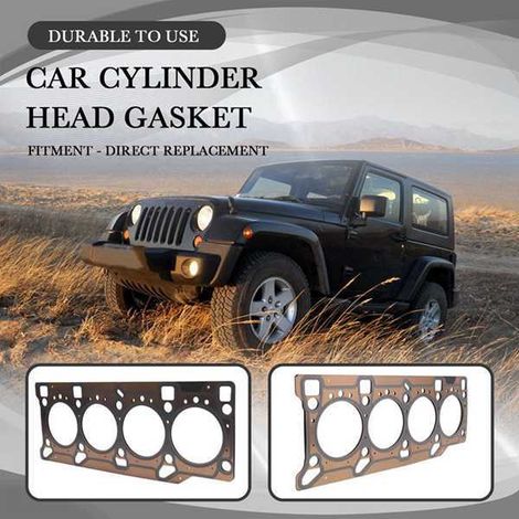 1 color: As shown in the picture. Material: Metal automotive cylinder head gasket 68031476AA 681428 (1/4)