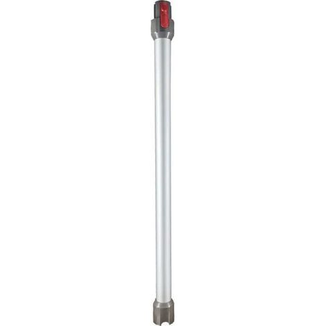 Tubo telescópico para Dyson, tubo de extensión rígido compatible con Dyson V7 V8 V10 V11 V15, tubo de succión de conexión rápida para aspiradora Dyson con dos cepillos 2 en 1, color plata. (1/4)