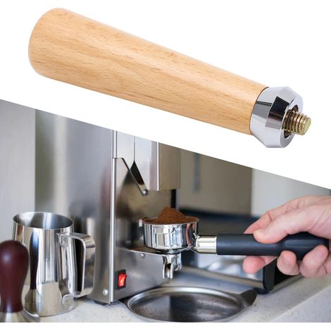 Accessoires pour poignée de machine à expresso M10, accessoires pour poignée de cafetière en bois, poignée de filtre (1/5)