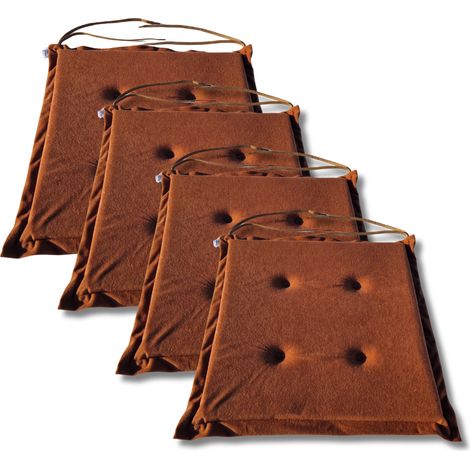 Stuhlkissen 40x40x3 cm 1000 - 4er-Set (1/5)