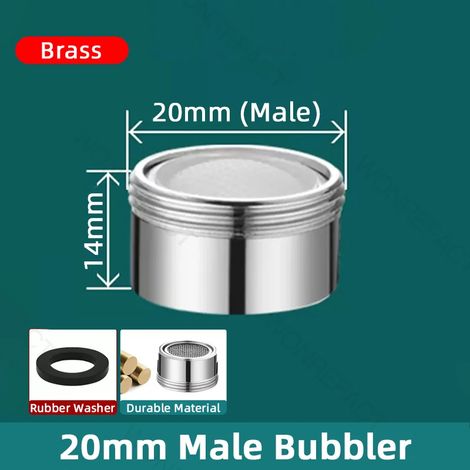 (Groupe H) Aérateur de robinet de cuisine, diffuseur pour salle de bain et maison, accessoires de robinetterie, filtre économiseur d'eau, embout de cuisine (1/5)