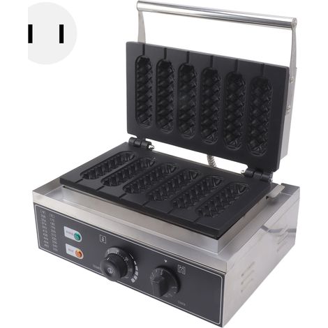 Bâton à hot-dog électrique, machine à corn dog croustillant, appareil à saucisses commercial, équipement à snack US 110V (1/5)