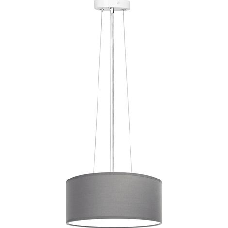 PLAFONIERA SOFFITTO 38CM IN TESSUTO 2 E27 MAX 60W LAMPADA LAMPADARIO MODERNO (1/5)