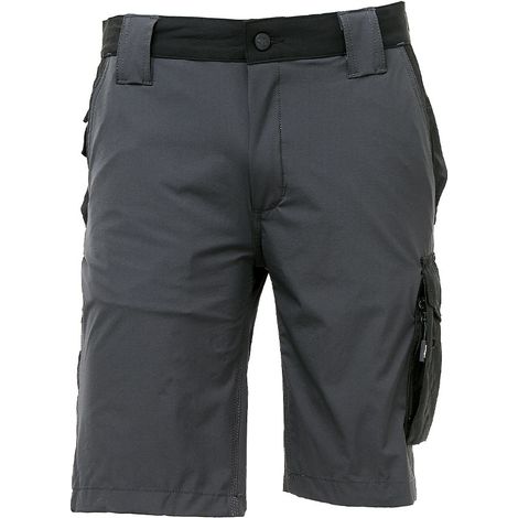 U-Power Mercury Work Bermuda Shorts Stoff U-4 Wasserdicht Grau M