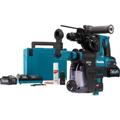 Trapano a percussione SDS-Plus 40 V max Li-Ion 4 Ah 28 mm MAKITA - HR002GM204 (1/10)