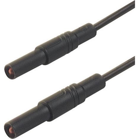 SKS Hirschmann MLS GG 200/1 cable de medida negro 2m