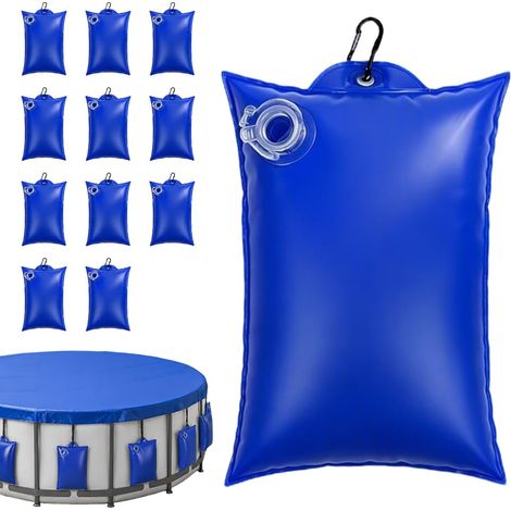 Sacs d'eau Lourds pour Couverture de Piscine, Poids Sac Bâche Piscines (1/5)