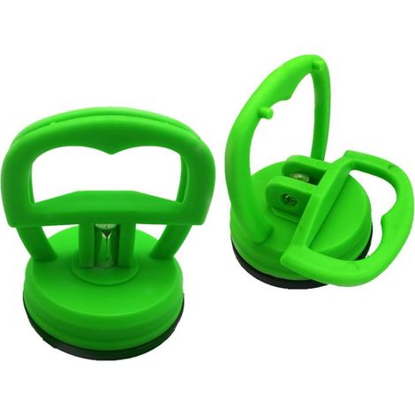Ventouse pour retirer l'écran LCD, les petites bosses de voiture, soulever du granit, etc. - 2 pièces, vert (1/5)