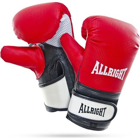 Guantes de entrenamiento PU L Allright Carbon 1410 R/W/B (1/4)