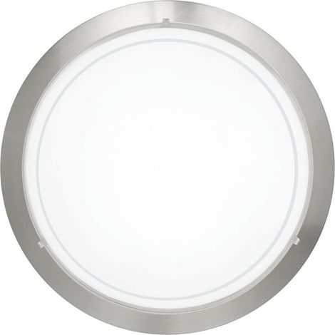 Deckenleuchte Metall/Glas Nickel