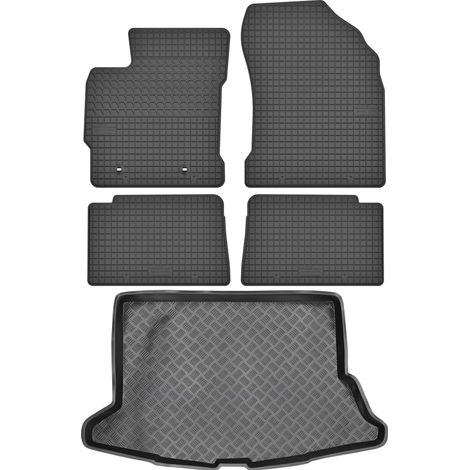 Toyota Auris II Schrägheck (2012–2018) – SET: Gummifußmatten + Kofferraummatte