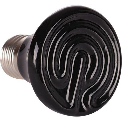 Lot de 2 lampes chauffantes pour reptiles (7 x 7 x 6 cm), mini émetteur de chaleur en céramique pour le bien-être des animaux, 220 V, 100 W (1/5)