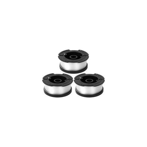 Bobine de 3 fils pour coupe-bordures, compatible avec les coupe-bordures Black & Decker, 9,14 m (30 pieds), 1,65 mm (0,065 pouce) (1/5)