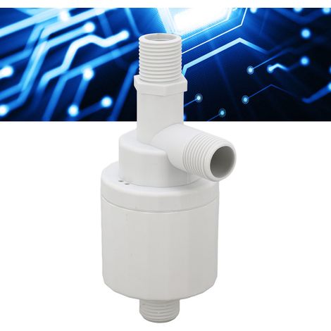 Vanne de contrôle automatique de niveau d'eau externe à entrée supérieure DN15, 4 points, 1/2", avec régulateur d'arrêt et d'alimentation en eau, pour château d'eau/réservoir d'eau, et vanne d'arrêt a (1/5)