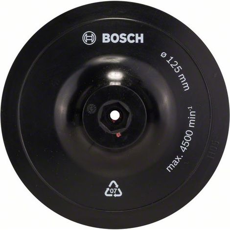 Bosch PRO Backing Pad 125 x 8 mm Klettverschluss - 1609200154 (1/5)