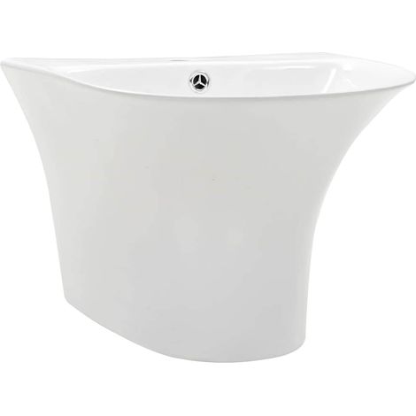 Lavabo Blanc 47 x 45 x 37 cm Céramique Émaillée