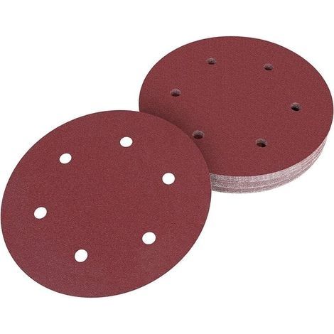 225mm Disques abrasifs 30pcs Disques abrasifs 6 Trous Girafe Ponceuse Disque Papier abrasif pour Ponceuse Sec Girafe Ponceuse (1/5)