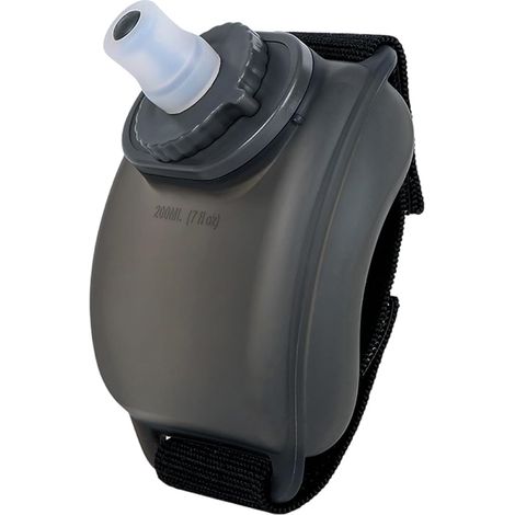 1 Pièce Bouteille D'Eau Portable pour Poignet Lors de la Course Couleur Noire en Silicone, Conteneur à Boisson pour Cyclisme, 25.4 cm (1/4)