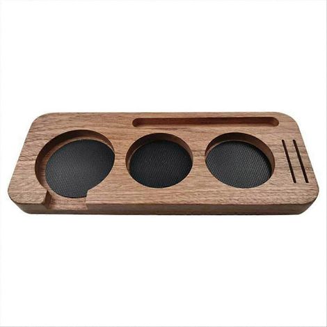 Kaffeetassenständer mit Press- und Siebhalter, Tamperstation aus Edelstahl, stabiler Standfuß für Baristas, Espresso-Extraktionswerkzeug, professionelles Küchenzubehör, 1 Stück (1/5)