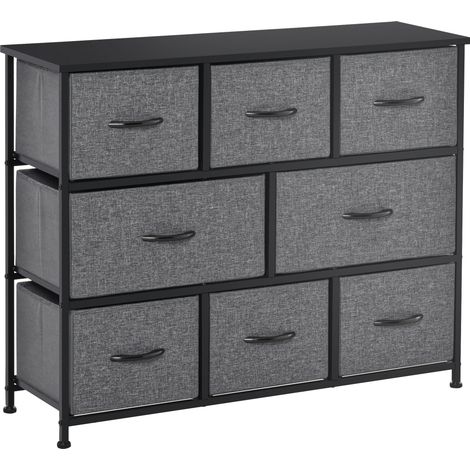 Commode 8 tiroirs JORIS grise (1/5)