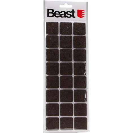 24 selbstklebende Filzgleiter 28x28mm schwarz Möbelgleiter Bodenschutz Gleiter (1/2)