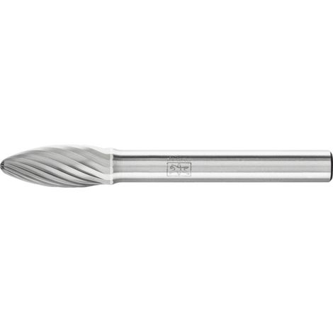 HM-Frässtift B Flammenform Zahnung 3 B0820 Pferd (1/5)