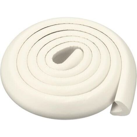 Protecteurs de bord de protections d'angle, pare-chocs de sécurité en mousse en forme de L pour protection de bord de Table d'angle de meubles, blanc (1/3)