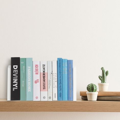 Buchstutzen 2er set weier bambus modernes design