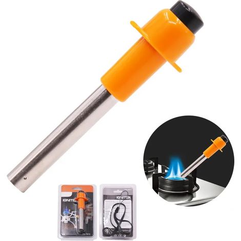Allumeur piézoélectrique portable pour réchaud de camping, allumeur à impulsion, accessoires pour réchauds portables (1/4)