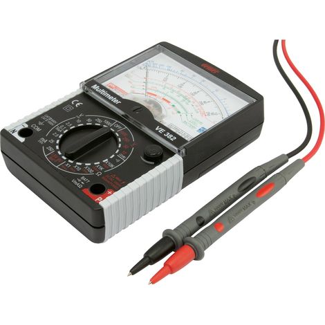 Tester Elettricista Analogico Tascabile Multimetro AC/DC per Tensione-Corrente-Resistenza-Transistor-Diodi Vemer VE368700 VE 382