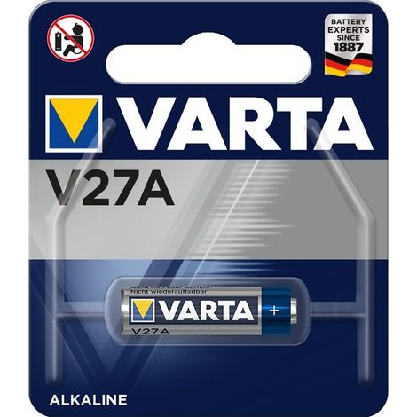 Pila Varta alkalina v27a 12v blíster 1 unid ø8x28.2mm