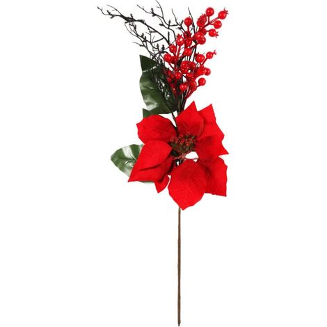 Ramo di sorbo rosso con stella di Betlemme, 62 cm (1/3)