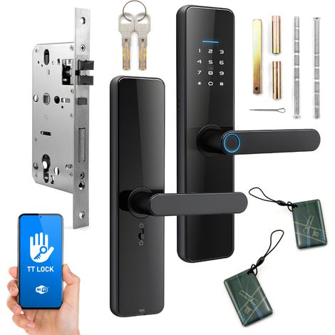 Smart Handle TT Lock Bluetooth-Schlosszylinder-Code RFID-Code Fingerabdruck (1/5)